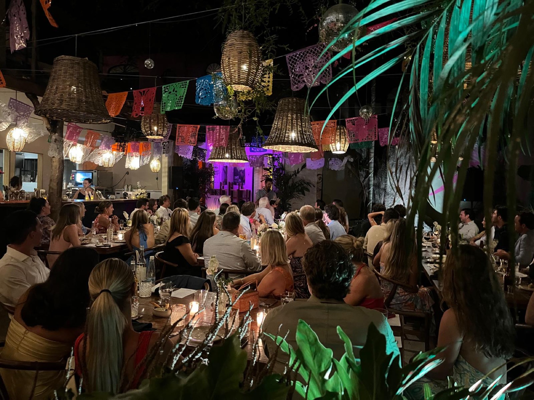 Wedding welcome dinner at The Embers